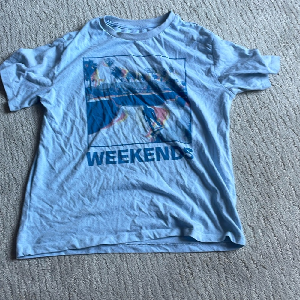 Blue baggy-T